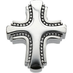 Sterling Silver Cross Pendant Slide