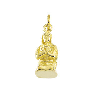 Sterling Silver Saint Mary Pendant with Chain