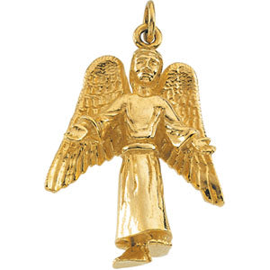 Sterling Silver Angel Pendant with Chain at Catholic Shop