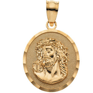14K Yellow Gold Face Of Jesus (Ecce Homo) Pen