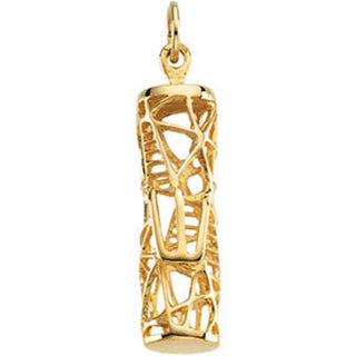 14K Yellow Gold Mezuzah