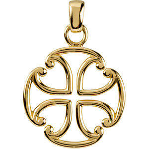 14K Gold Maltese Cross