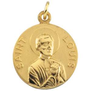 14K Gold Saint Louis Pendant