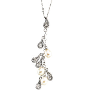 Sterling Silver Teardrops Pendant