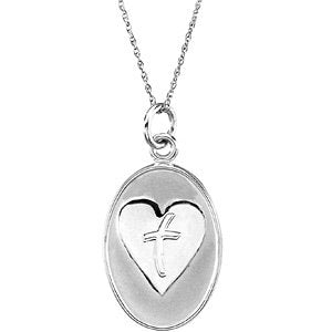 Sterling Silver Loss of a Father 18" Necklace