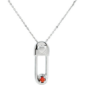 Sterling Silver Safe In My Love Pendant & Ch with Pkg