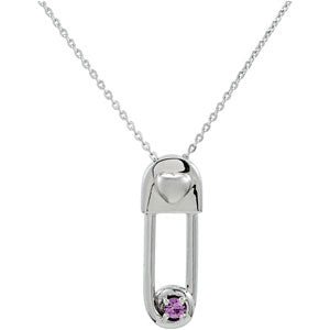 Sterling Silver Safe In My Love Pendant & Ch with Pkg