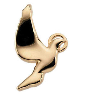 10K Yellow 21x18mm Holy Spirit Dove Pendant
