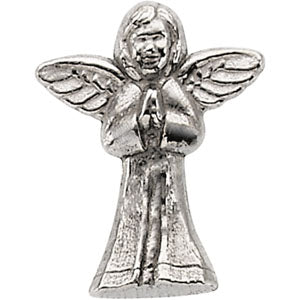 14K Gold Praying Angel Lapel Pin