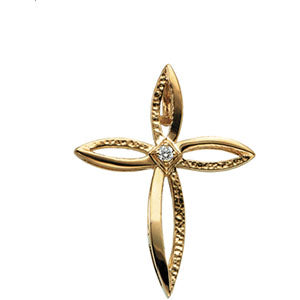 Platinum Cross Pendant