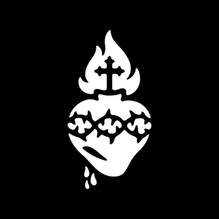 Sacred Heart ShapeCut Decal