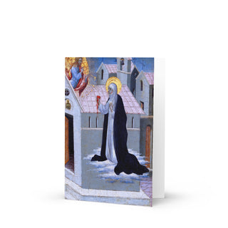 Religious Profession Card - St. Catherine of Siena in Prayer: front