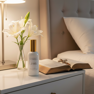 Saint Joseph Catholic Room Spray | Wood & Lily Mist