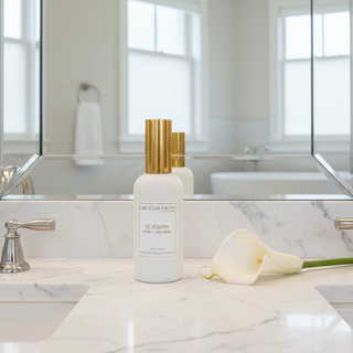 Saint Joseph Catholic Room Spray | Wood & Lily Mist