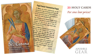 St. Corona Holy Cards