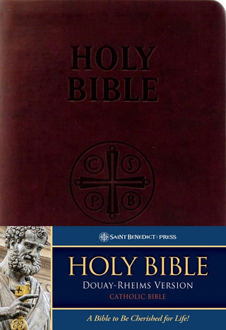 Douay-Rheims Bible Burgundy Ultrasoft Leatherette