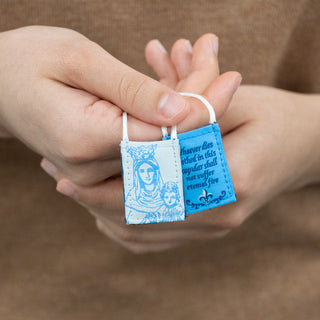 Kid's OLMC | Our Lady of Mt. Carmel Premium Brown Scapular