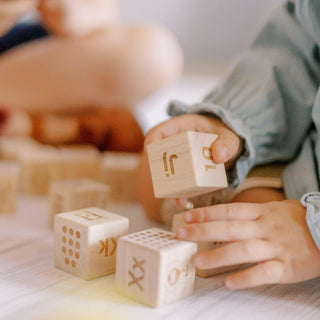 Catholic Wooden Alphabet Blocks Set