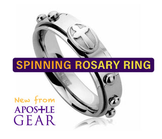 Rosary Spinner Ring