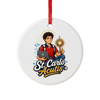 St. Carlo Acutis Ceramic Ornament
