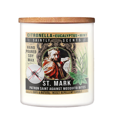 St. Mark the Evangelist Citronella Eucalyptus and Mint Scented Candle