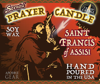 St. Francis of Assisi Candle