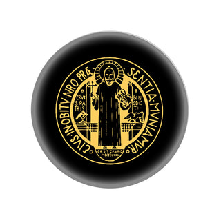 Dark St Benedict Glass Magnet - Front