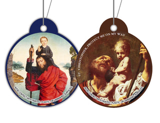 St. Christopher Air Freshener - NuCar Scent