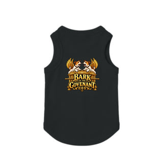 Bark of the Covenant Dog Tank - Jack Russells - Black