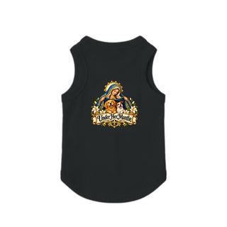 Under Her Mantle Dog Tank - Black
