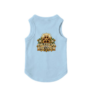Blessed Are the Paw in Spirit Dog Tank - Chill