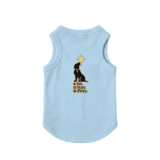Sit, Stay, Pray Dog Tank - Chill