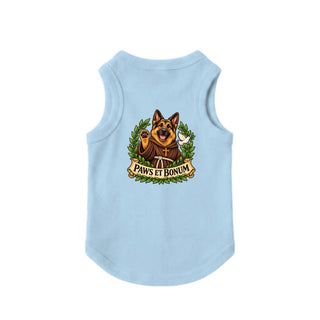 Paws et Bonum Dog Tank - German Shepherd Friar - Chill