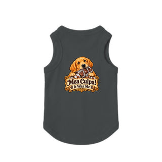 Mea Culpa, It Was Me Dog Tank - Granite Heather