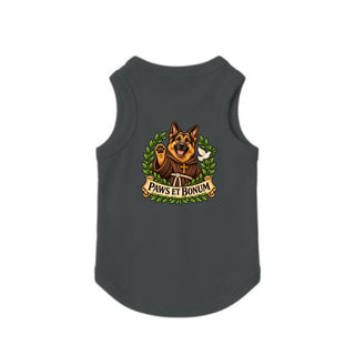 Paws et Bonum Dog Tank - German Shepherd Friar - Granite Heather