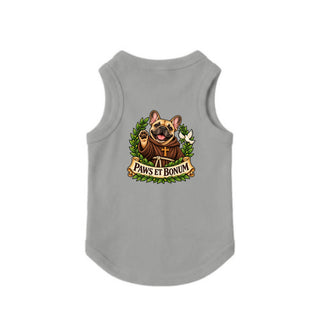 Paws et Bonum Dog Tank - French Bulldog Friar - Heather