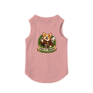 Paws et Bonum Dog Tank - Corgi Friar - Mauvelous