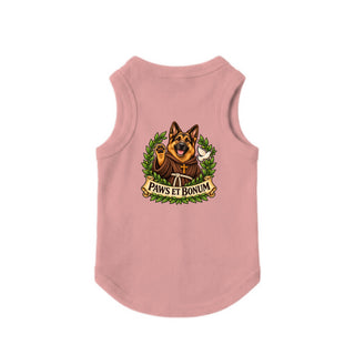 Paws et Bonum Dog Tank - German Shepherd Friar - Mauvelous
