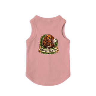 Paws et Bonum Dog Tank - Dachshund Friar - Mauvelous