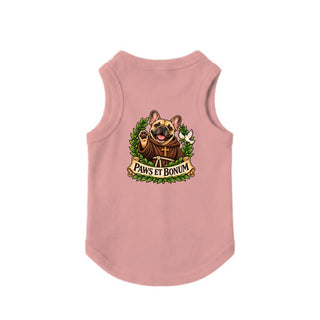 Paws et Bonum Dog Tank - French Bulldog Friar - Mauvelous
