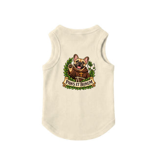Paws et Bonum Dog Tank - French Bulldog Friar - Natural