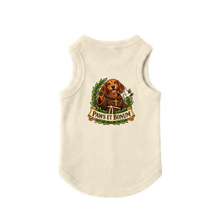Paws et Bonum Dog Tank - Dachshund Friar - Natural
