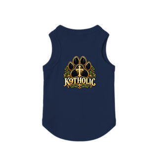 K9tholic Dog Tank - Navy