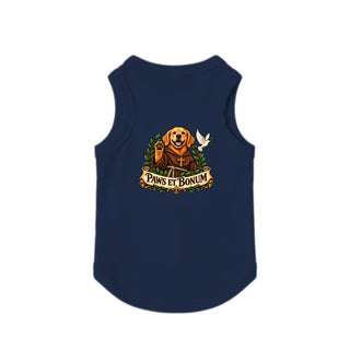 Paws et Bonum Dog Tank - Golden Retriever Friar 1 - Navy