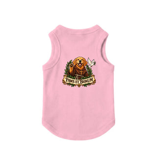 Paws et Bonum Dog Tank - Golden Retriever Friar 1 - Pink