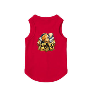 Hound of Heaven Dog Tank - Red