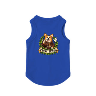 Paws et Bonum Dog Tank - Corgi Friar - Royal