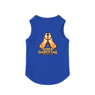 God's Goodest Girl Dog Tank - Royal