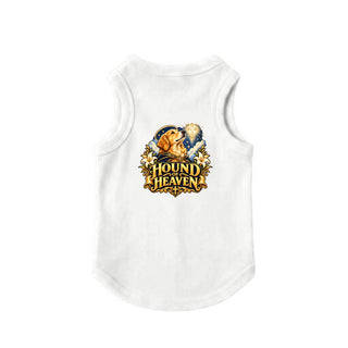 Hound of Heaven Dog Tank - White