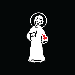 The Child Jesus White Vinyl ShapeCut Decal